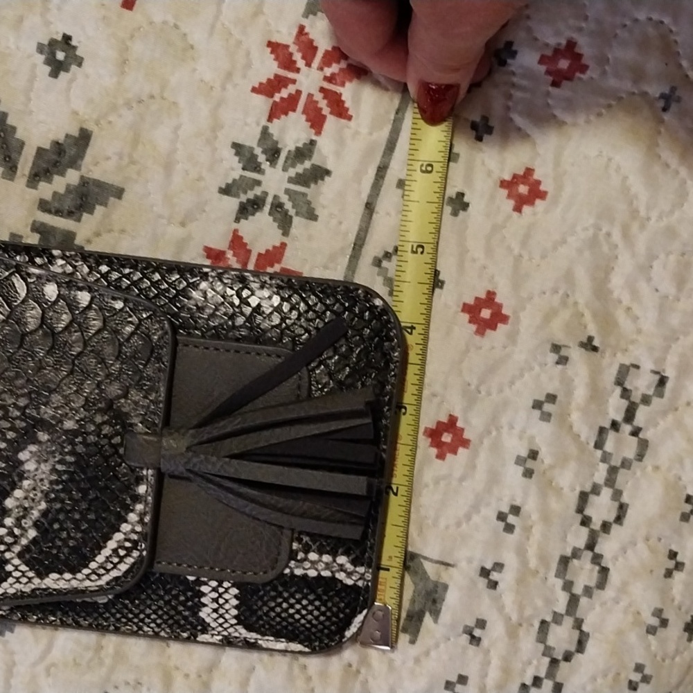 K Carroll Rfid Snakeskin Print Crossbody. NWT - Picture 13 of 14